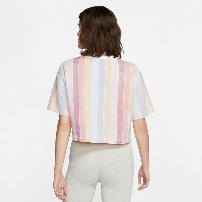 Nike Women's Sportswear Retro Crop Top White image number 3