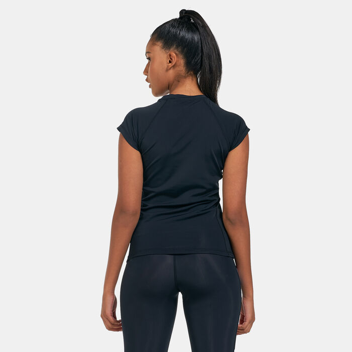 COEGA Women's Capped Sleeves Rashguard Black COEGA Women's Capped Sleeves Rashguard Black image number 1