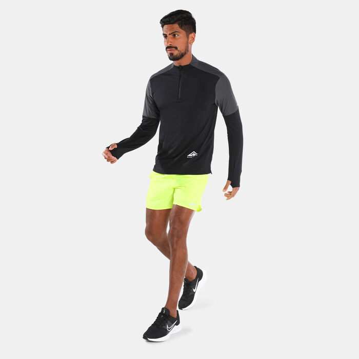 Nike Men's Dri-FIT Trail Half-Zip Sweatshirt Black Nike Men's Dri-FIT Trail Half-Zip Sweatshirt Black image number 2