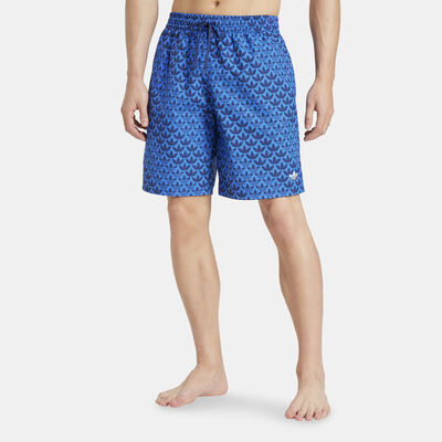 adidas Men's Monogram Swimming Shorts Blue