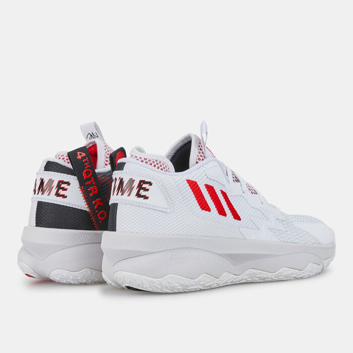adidas Men's Dame 8 Basketball Shoe White adidas Men's Dame 8 Basketball Shoe White image number 9