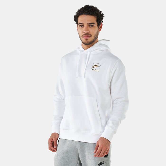 Nike Men's Sportswear Sport Inspired PK2 Pullover Hoodie White Nike Men's Sportswear Sport Inspired PK2 Pullover Hoodie White image number 0