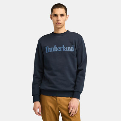 Timberland Men's Northwood Wordmark Logo Sweatshirt Blue Timberland Men's Northwood Wordmark Logo Sweatshirt Blue