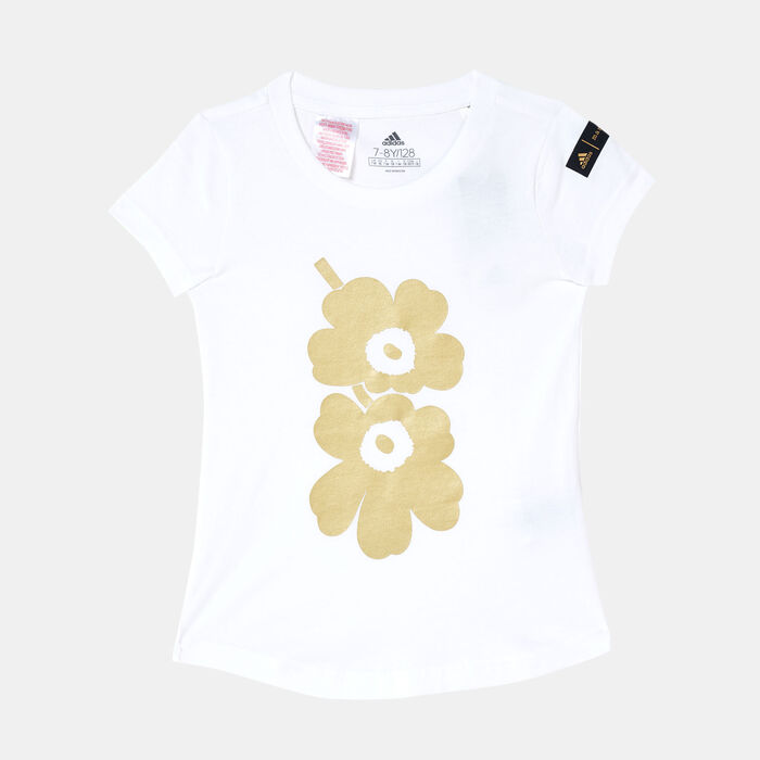adidas Kids' Marimekko Fast T-Shirt White image number 0