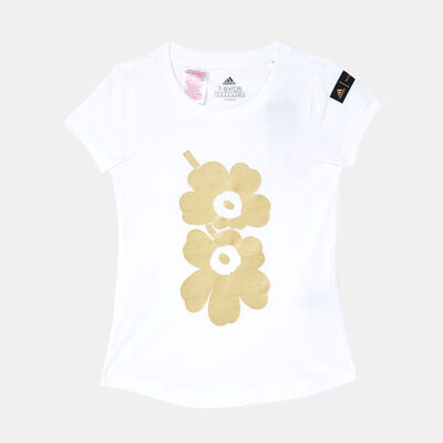 adidas Kids' Marimekko Fast T-Shirt White adidas Kids' Marimekko Fast T-Shirt White