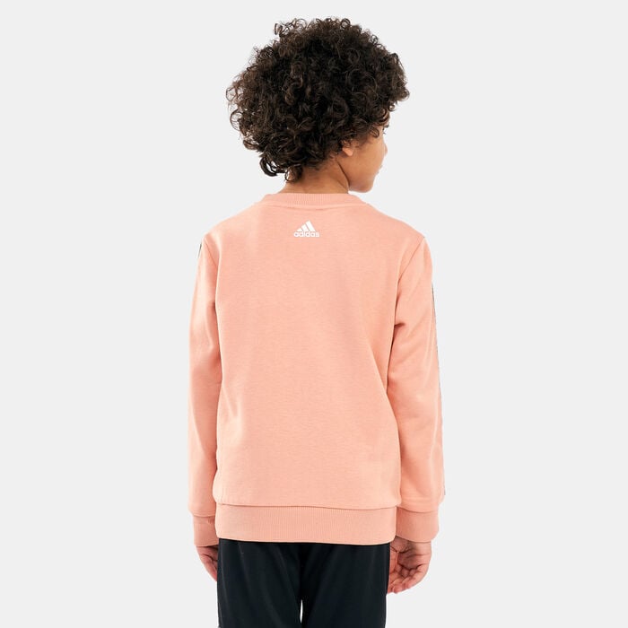 adidas Kids' Essentials Logo Sweatshirt Blue adidas Kids' Essentials Logo Sweatshirt Blue image number 1