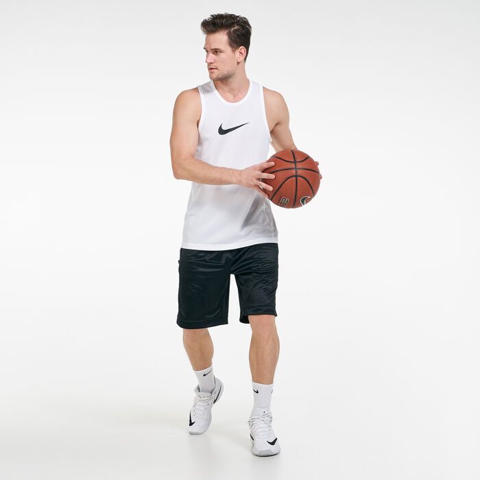 Nike Men's Dri-FIT Crossover Tank Top White Nike Men's Dri-FIT Crossover Tank Top White image number 2