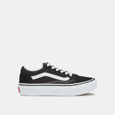 Vans Kids' Old Skool Platform Shoe Black