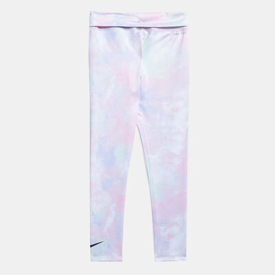 Nike Kids' Sky Dye Dri-FIT Leggings Red