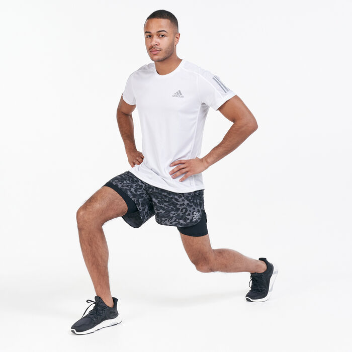adidas Men's Own The Run T-Shirt White adidas Men's Own The Run T-Shirt White image number 2
