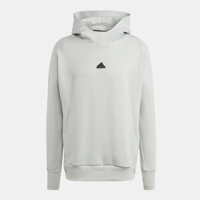 adidas Men's Z.N.E. Pullover Hoodie Grey adidas Men's Z.N.E. Pullover Hoodie Grey image number 0