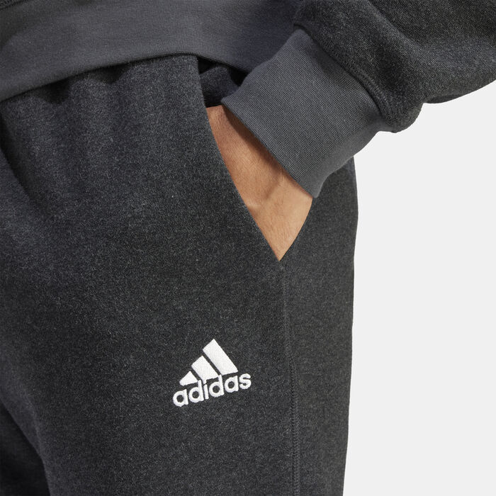adidas Men's Seasonal Essentials Mélange Sweatpants Black adidas Men's Seasonal Essentials Mélange Sweatpants Black image number 2