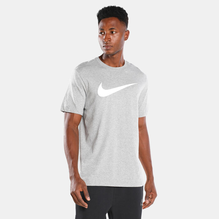 Nike Men's Sportswear Swoosh T-Shirt Grey Nike Men's Sportswear Swoosh T-Shirt Grey image number 0