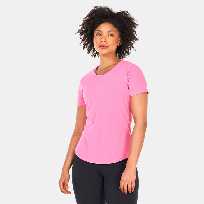 Nike Women's Dri-FIT UV One Luxe T-Shirt Nike Women's Dri-FIT UV One Luxe T-Shirt image number 0