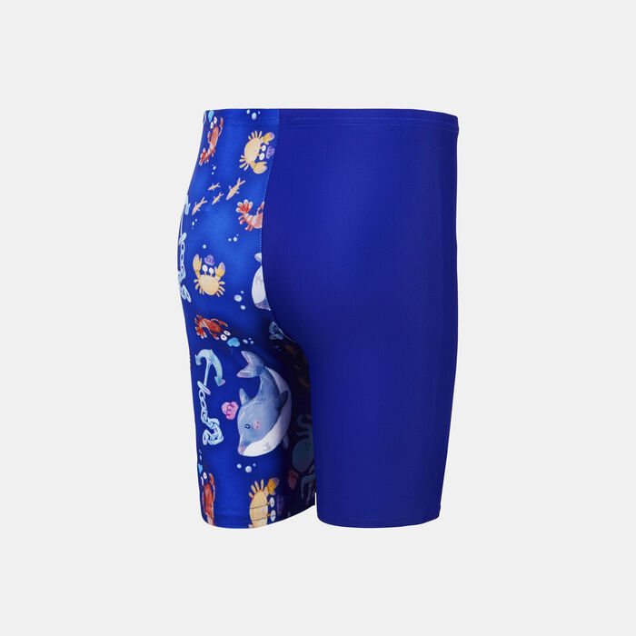 Speedo Kids' Digital Allover Swimming Jammers Blue Speedo Kids' Digital Allover Swimming Jammers Blue image number 1
