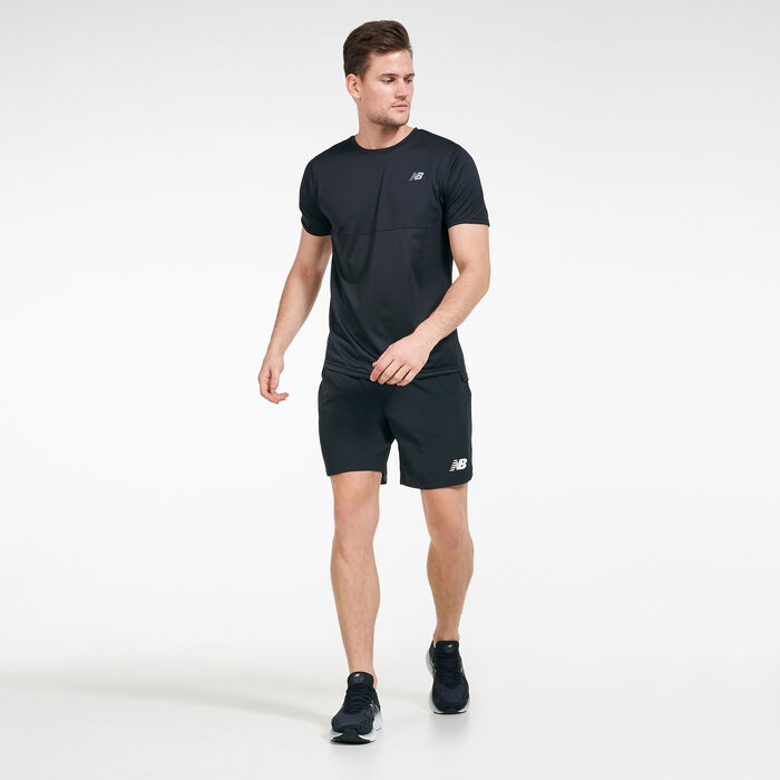 New Balance Men's Accelerate T-Shirt Black New Balance Men's Accelerate T-Shirt Black image number 2