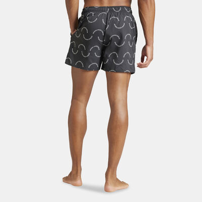 adidas Men's Wave Logo CLX Swimming Shorts Black