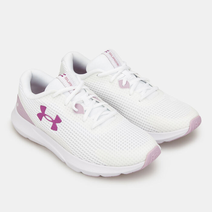 Under Armour Women's Surge 3 Running Shoe White Under Armour Women's Surge 3 Running Shoe White image number 2
