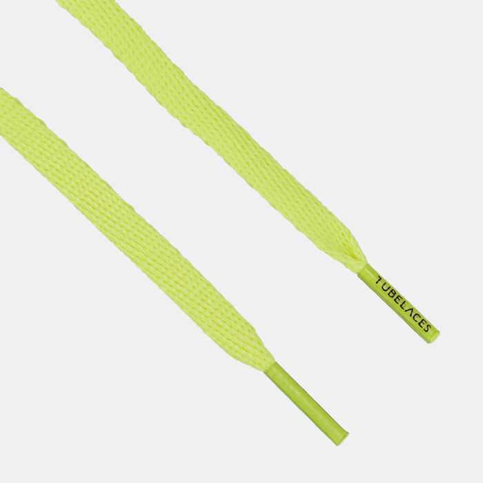 TUBELACES Flat Shoelaces yellow image number 1
