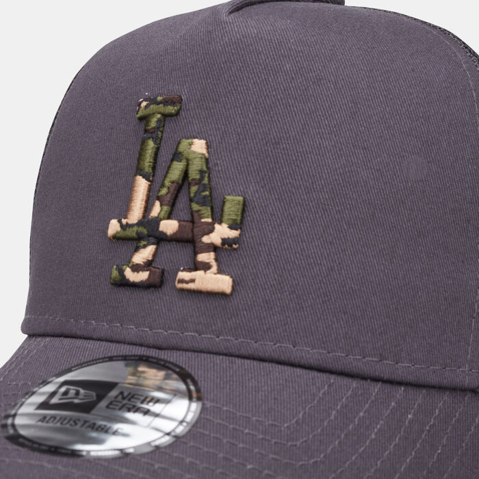 New Era Men's Los Angeles Dodgers Camo Infill Trucker Cap Grey New Era Men's Los Angeles Dodgers Camo Infill Trucker Cap Grey image number 2