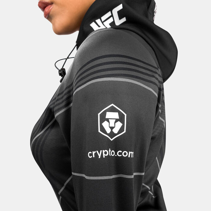 Venum Women's x UFC Authentic Fight Night 2.0 Walkout Hoodie Black Venum Women's x UFC Authentic Fight Night 2.0 Walkout Hoodie Black image number 4
