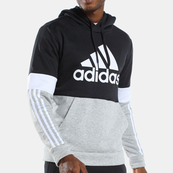adidas Men’s Essential Fleece Colorblock Sweatshirt Black image number 3