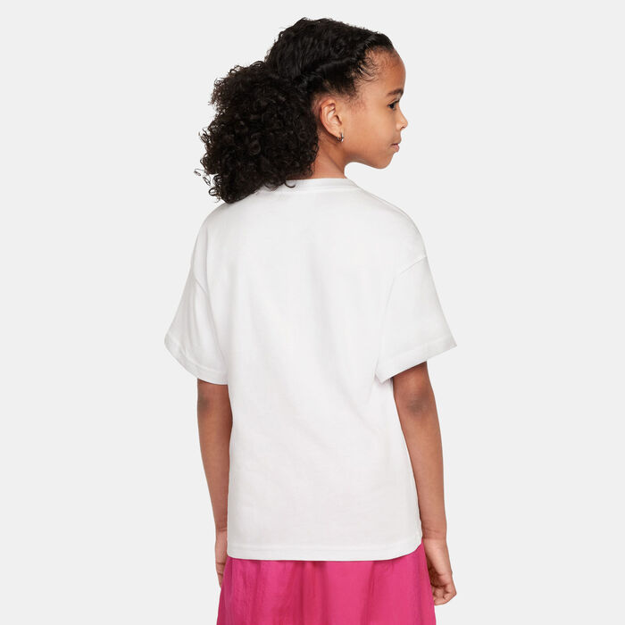 Nike Kids' Sportswear Essential T-Shirt (Older Kids) White Nike Kids' Sportswear Essential T-Shirt (Older Kids) White image number 1