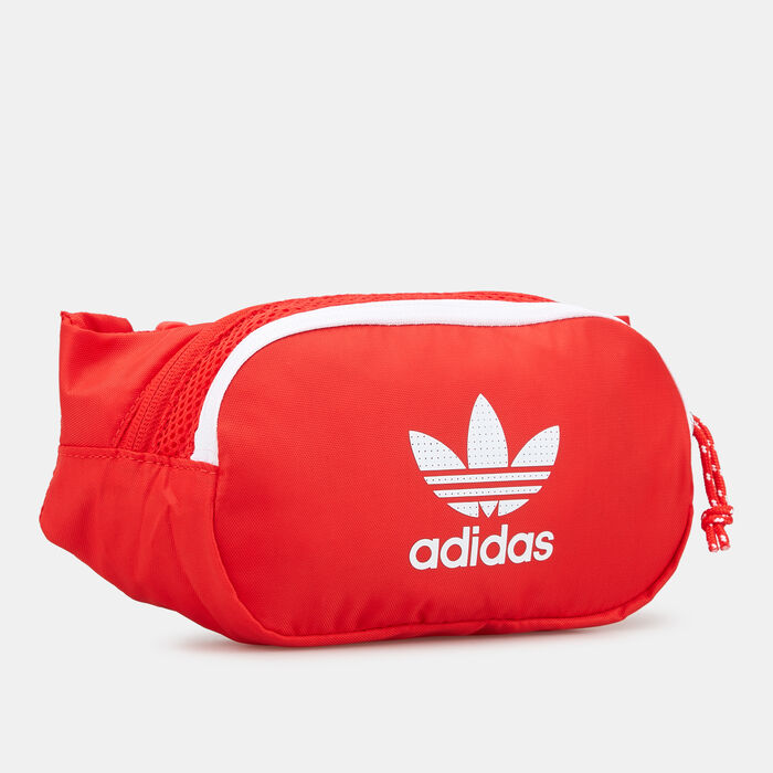 adidas Originals Adicolor Classic Waist Bag Red adidas Originals Adicolor Classic Waist Bag Red image number 2