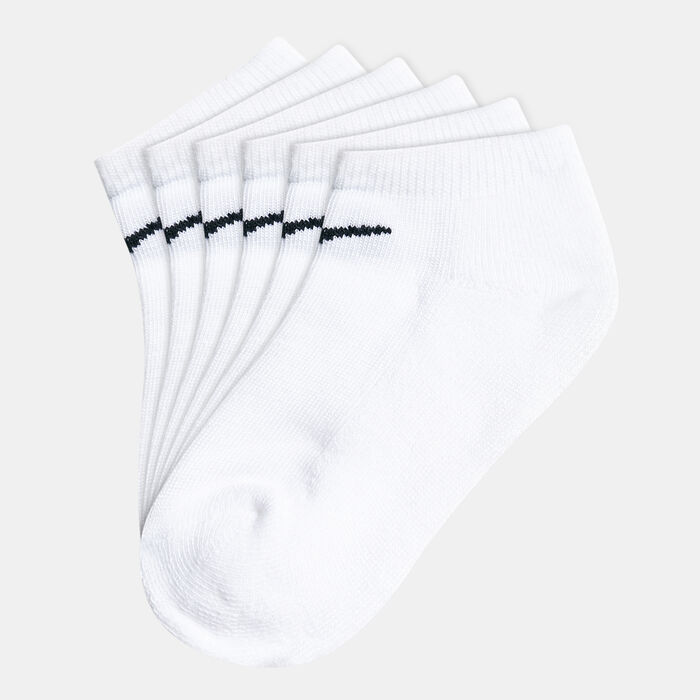 Nike Kids' Dri-FIT Basic No-Show Socks (3 Pack) White Nike Kids' Dri-FIT Basic No-Show Socks (3 Pack) White image number 0