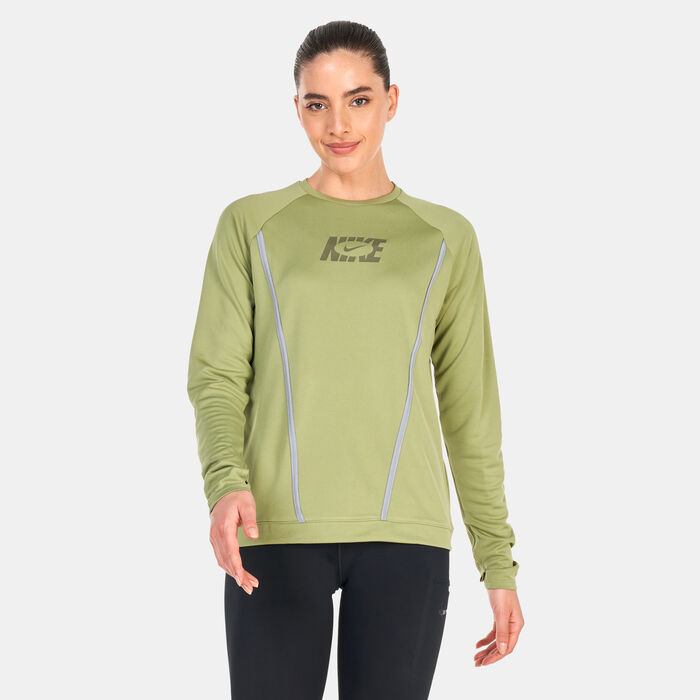 Nike Women's Dri-FIT Icon Clash Pacer Top Green Nike Women's Dri-FIT Icon Clash Pacer Top Green image number 0