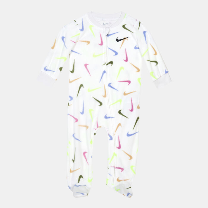 Nike Kids' Microfleece Footed Coverall (Baby and Toddler) Blue image number 0