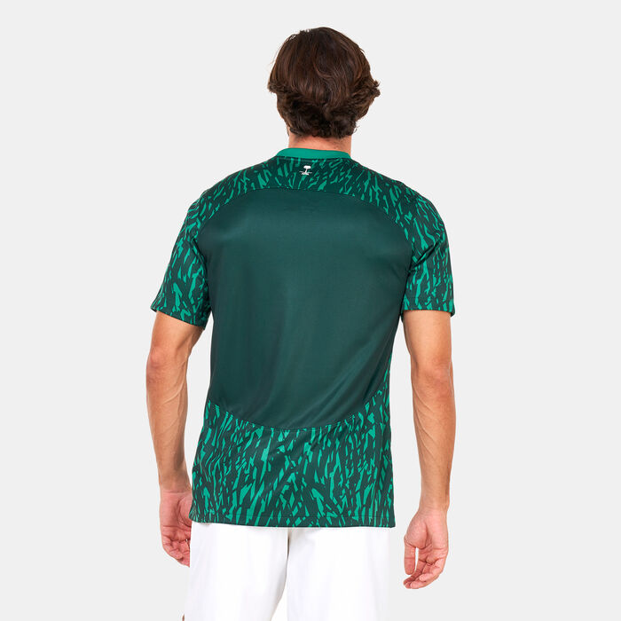 Nike Men's Saudi Arabia Stadium Away Jersey - 2022/23 Green Nike Men's Saudi Arabia Stadium Away Jersey - 2022/23 Green image number 1