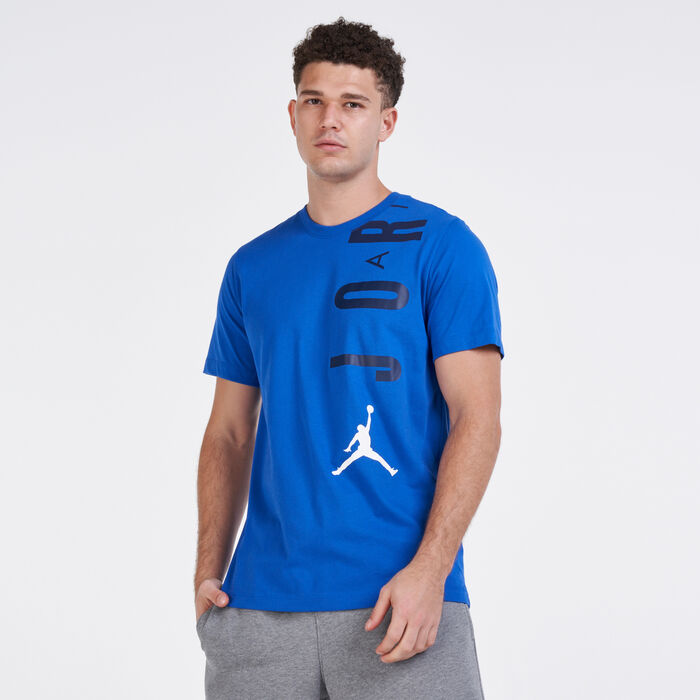 Jordan Men's Air Jordan T-Shirt Blue image number 0
