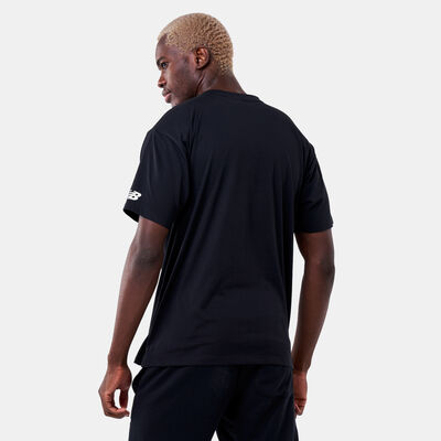 New Balance Men's R.W.T. Graphic Heathertech T-Shirt Black