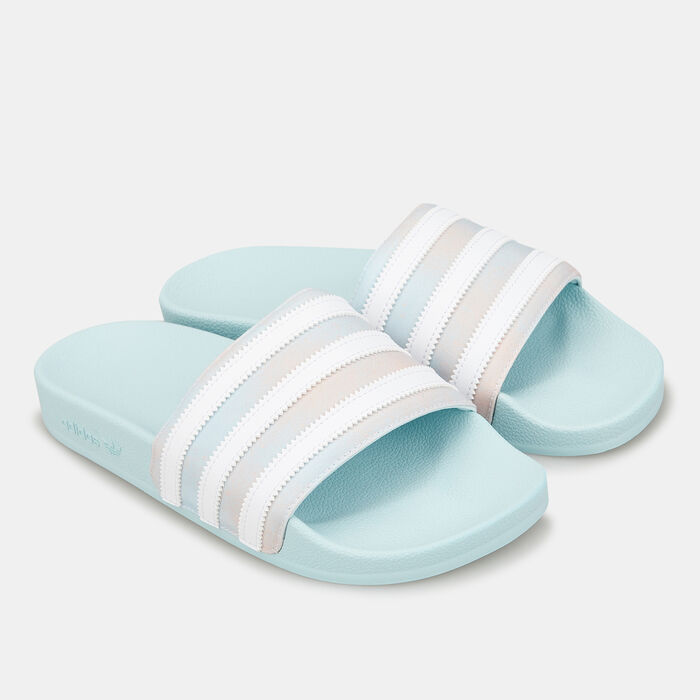 adidas Originals Women's Adilette Slides White adidas Originals Women's Adilette Slides White image number 0