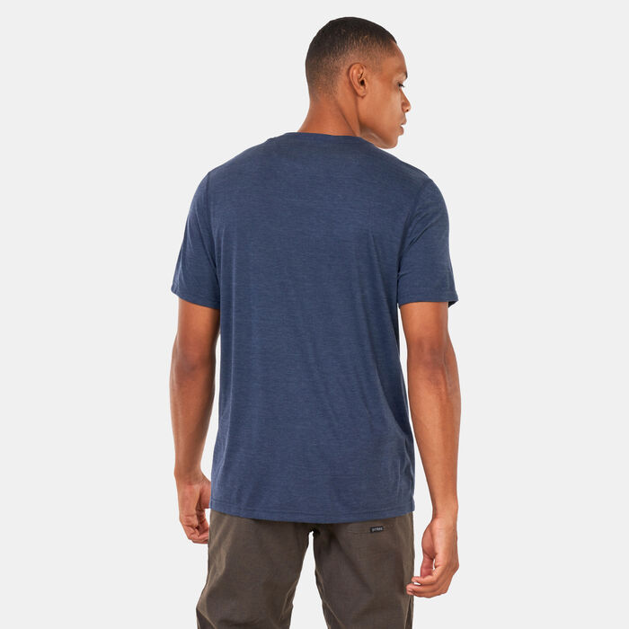 prAna Men's Prospect Heights Graphic T-Shirt Blue prAna Men's Prospect Heights Graphic T-Shirt Blue image number 1