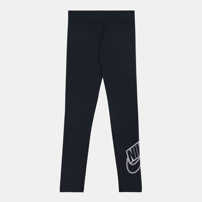 Nike Kids' Mid-Rise Leggings (Older Kids) Black image number 0