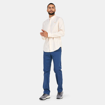 Timberland Men's Striped Seersucker Shirt Orange