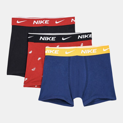 Nike Kids' Boxer Briefs (3 Pack) (Older Kids) Red Nike Kids' Boxer Briefs (3 Pack) (Older Kids) Red