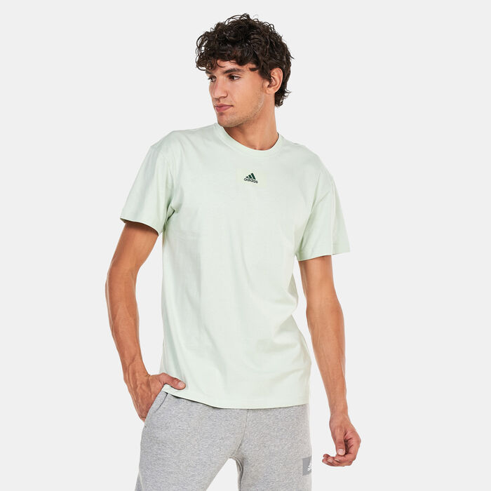 adidas Men’s Essentials Feelvivid T-Shirt Green adidas Men’s Essentials Feelvivid T-Shirt Green image number 0