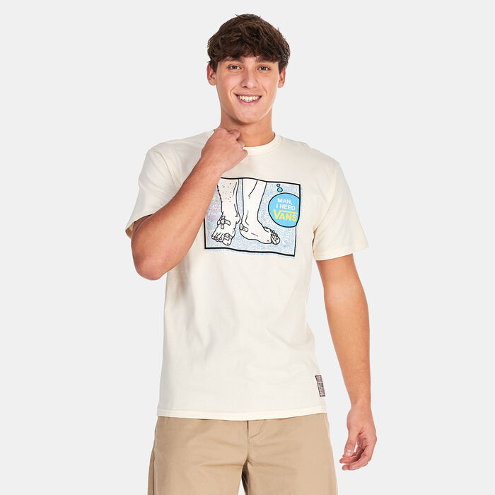 Vans Men's x Stranger Things I Need Vans Rev. T-Shirt White Vans Men's x Stranger Things I Need Vans Rev. T-Shirt White image number 0