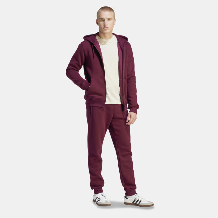 adidas Originals Men's Trefoil Essentials Pants Maroon image number 2