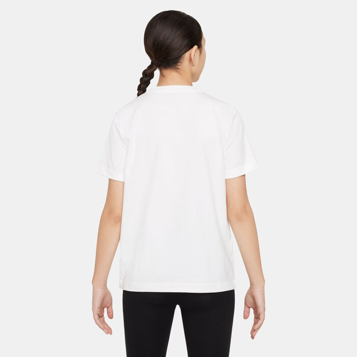 Nike Kids' Sportswear T-Shirt (Older Kids) White Nike Kids' Sportswear T-Shirt (Older Kids) White image number 1