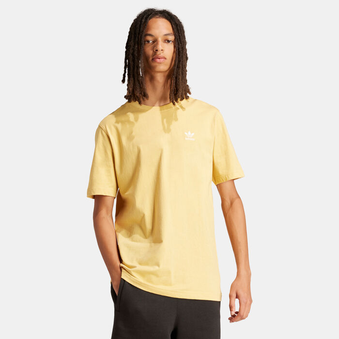 adidas Originals Men's Trefoil Essentials T-Shirt yellow adidas Originals Men's Trefoil Essentials T-Shirt yellow image number 0