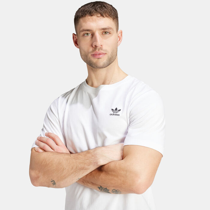 adidas Originals Men's Trefoil Essentials T-Shirt White image number 4