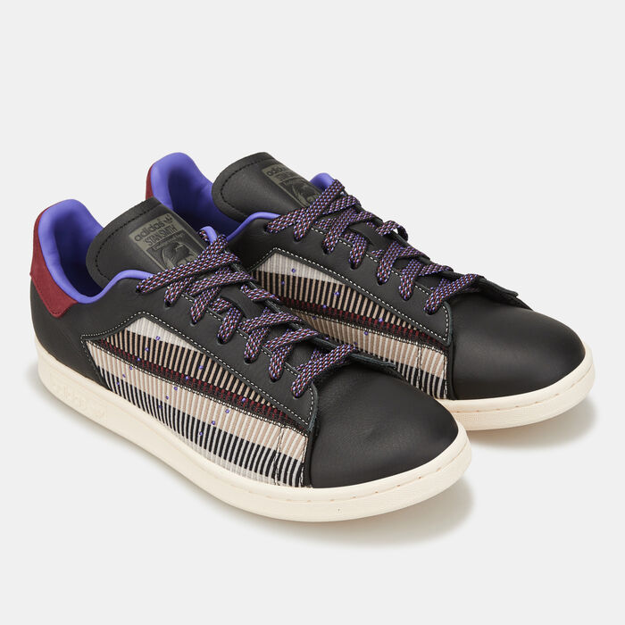 adidas Originals Men's Stan Smith Patchwork Shoe Black image number 2