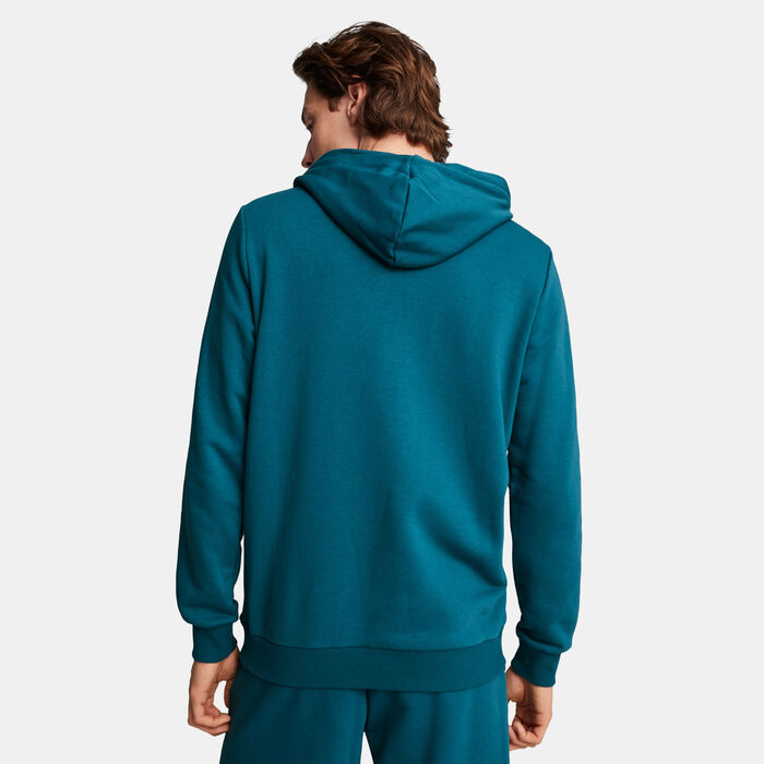 PUMA Men's Sports Club Logo Hoodie Green PUMA Men's Sports Club Logo Hoodie Green image number 1