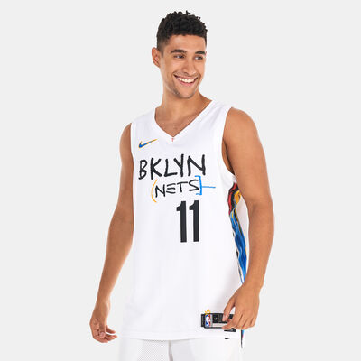 Nike Men's Dri-FIT NBA Swingman Kyrie Irving Brooklyn Nets City Edition Jersey White