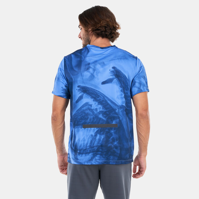 Nike Men's Dri-FIT Run Division Rise 365 Running T-Shirt Blue image number 1