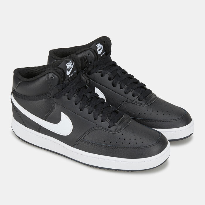 Nike Women's Court Vision Mid Shoes Black Nike Women's Court Vision Mid Shoes Black image number 1